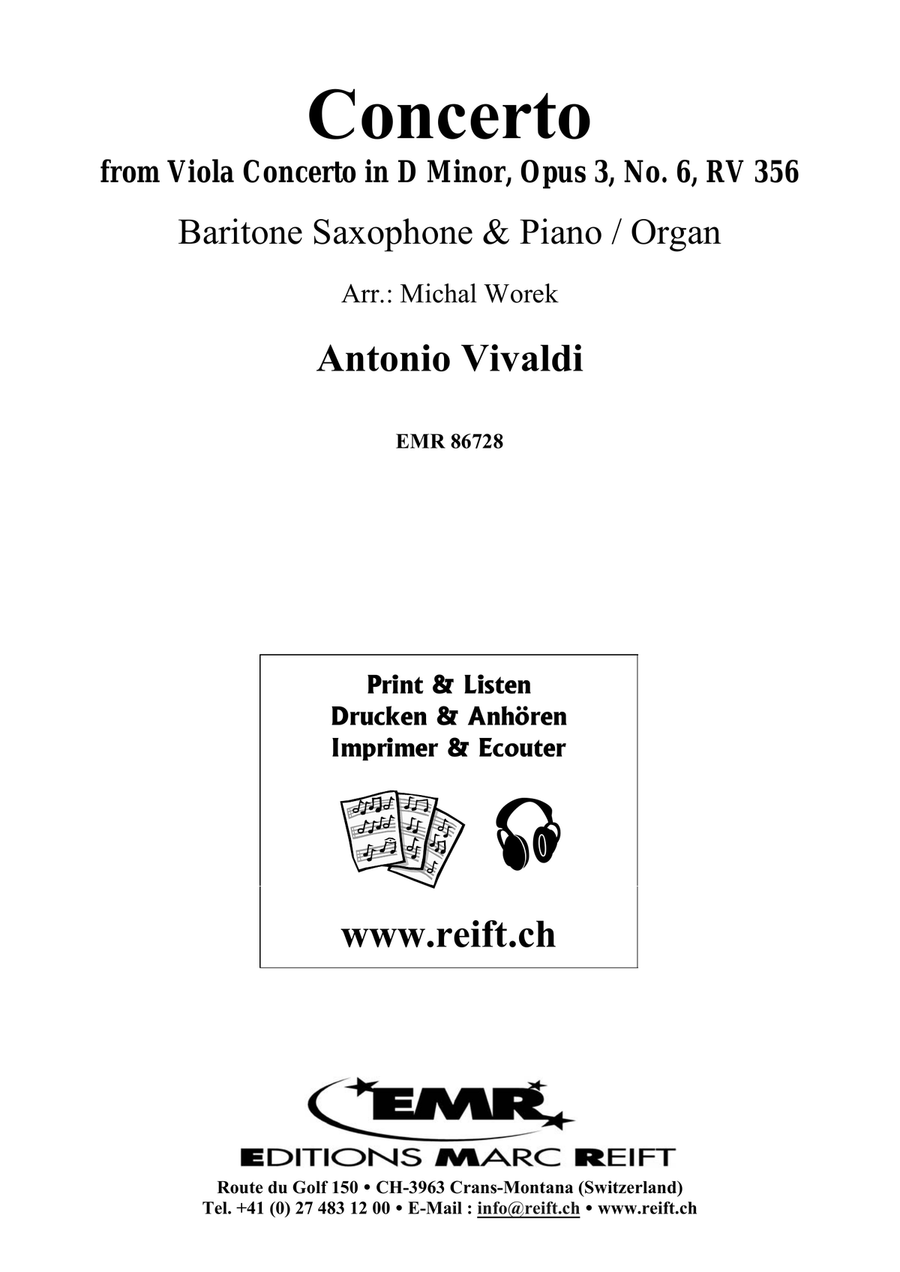 Concerto Concerto Baritone Saxophone scores gallery preview page 2