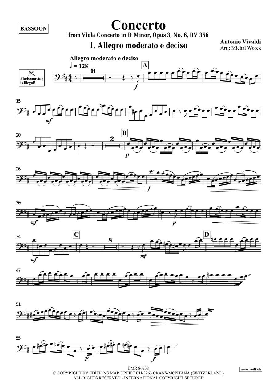 Concerto Concerto Bassoon scores gallery preview page 3