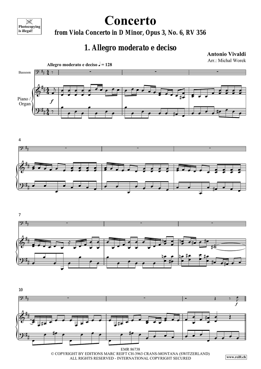 Concerto Concerto Bassoon scores gallery preview page 4