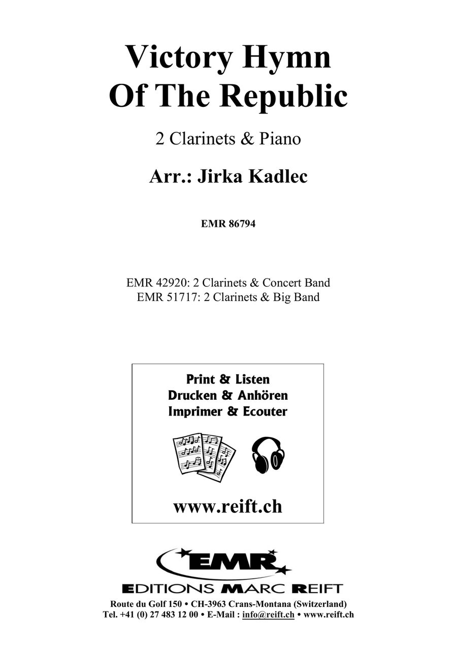 Victory Hymn Of The Republic Clarinet Duet scores gallery preview page 2