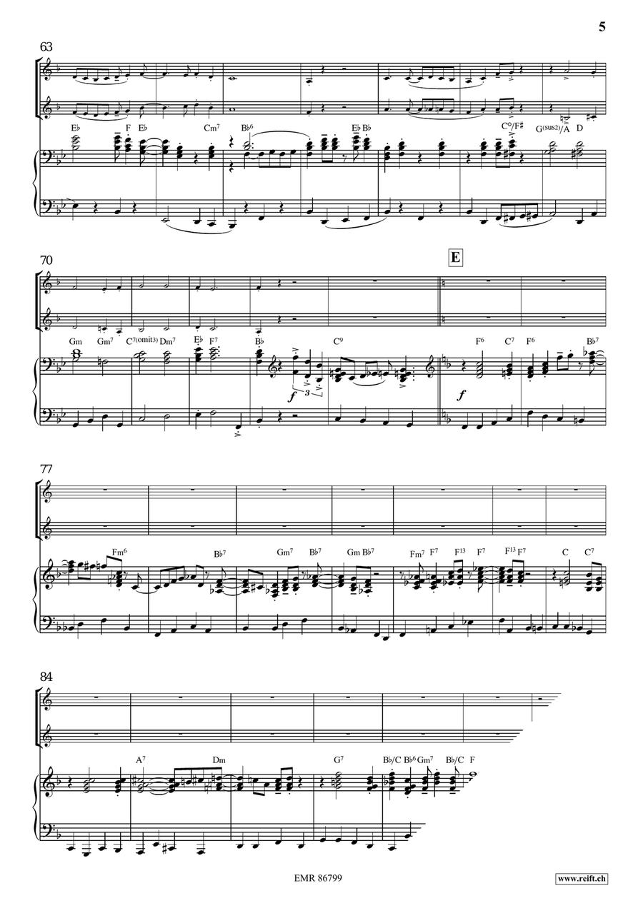Victory Hymn Of The Republic Horn scores gallery preview page 5