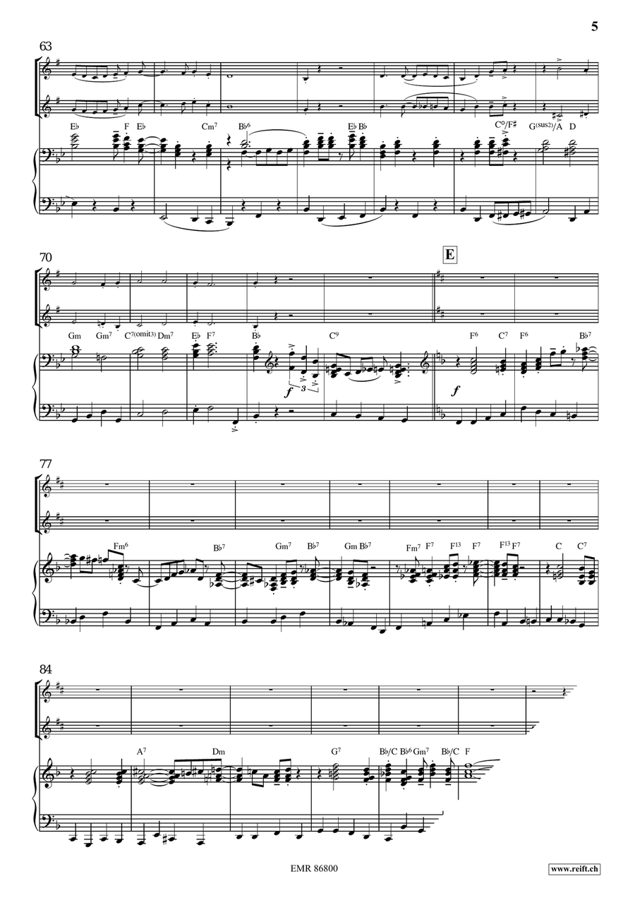 Victory Hymn Of The Republic Horn scores gallery preview page 5