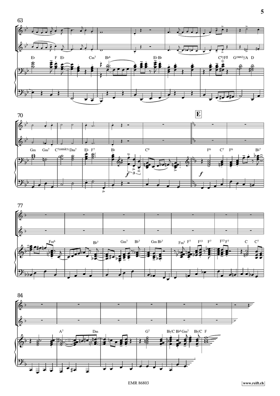 Victory Hymn Of The Republic Violin scores gallery preview page 5