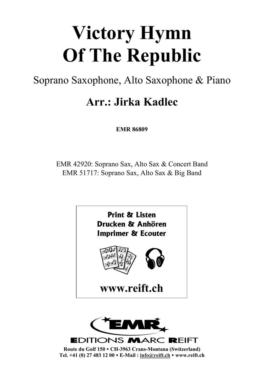 Victory Hymn Of The Republic Soprano Saxophone scores gallery preview page 2