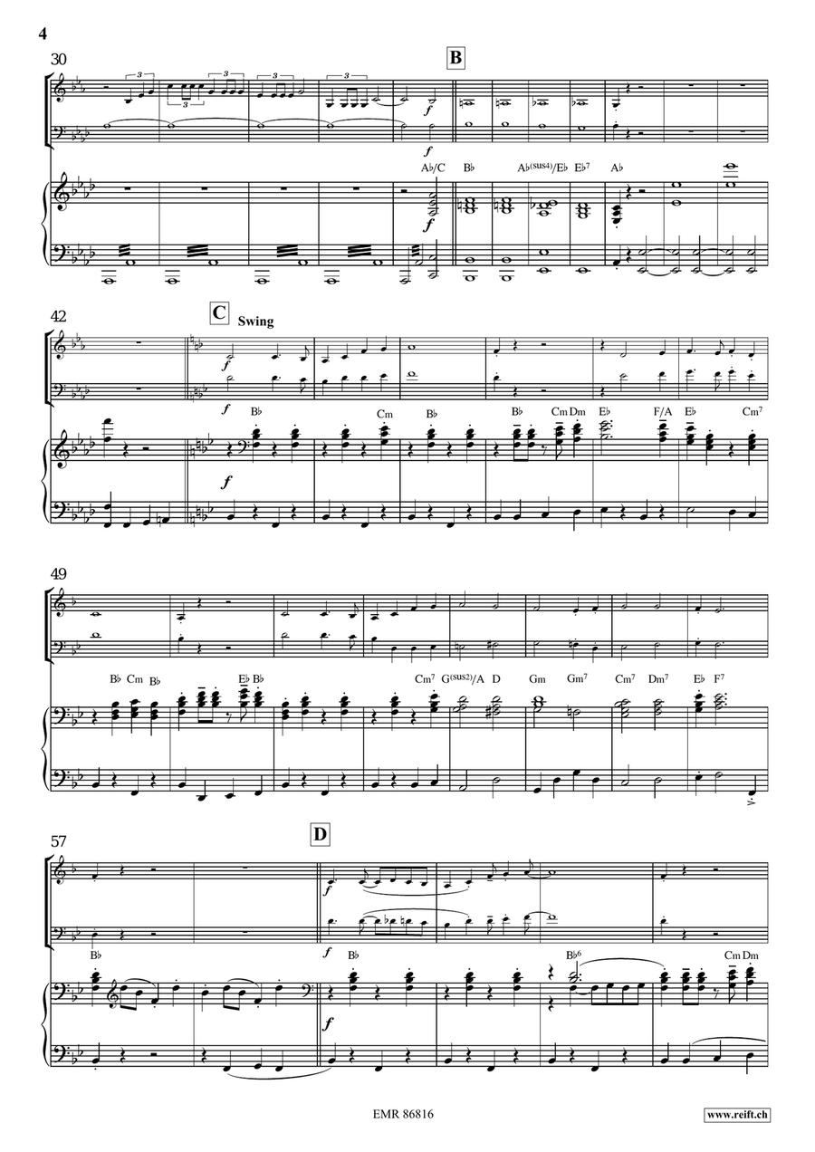 Victory Hymn Of The Republic Horn scores gallery preview page 4