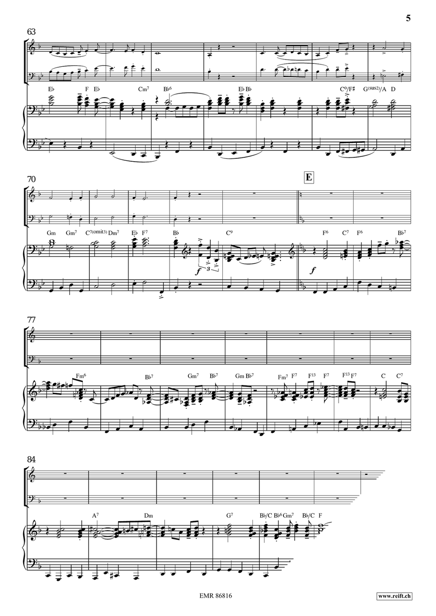 Victory Hymn Of The Republic Horn scores gallery preview page 5