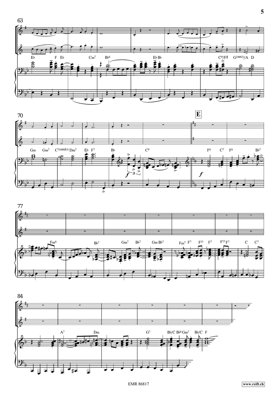 Victory Hymn Of The Republic Euphonium scores gallery preview page 5