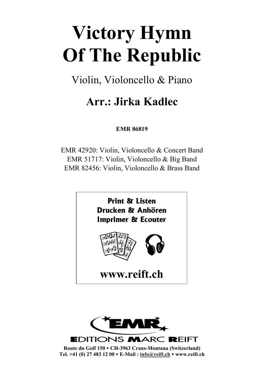 Victory Hymn Of The Republic Piano Trio scores gallery preview page 2