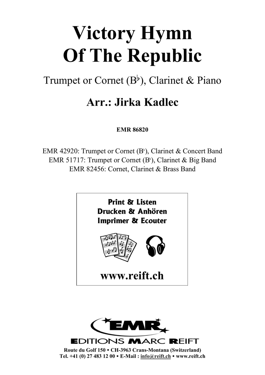 Victory Hymn Of The Republic Clarinet scores gallery preview page 2