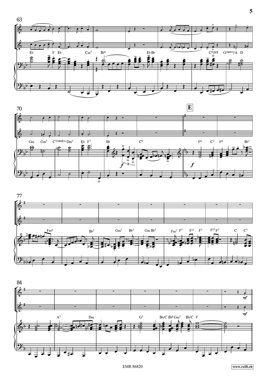 Victory Hymn Of The Republic Clarinet scores gallery preview page 8