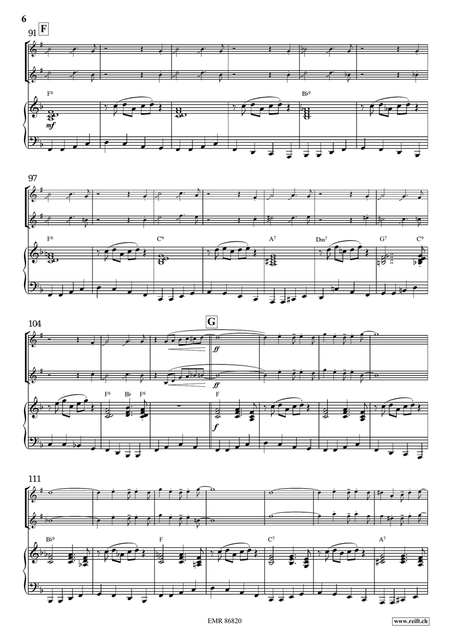 Victory Hymn Of The Republic Clarinet scores gallery preview page 9