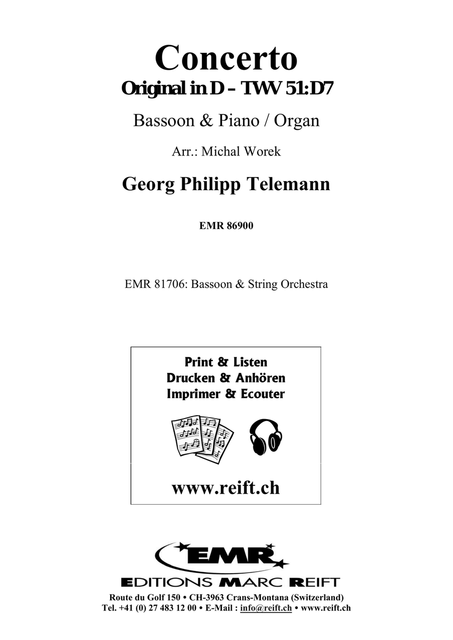 Concerto Concerto Bassoon Solo scores gallery preview page 2