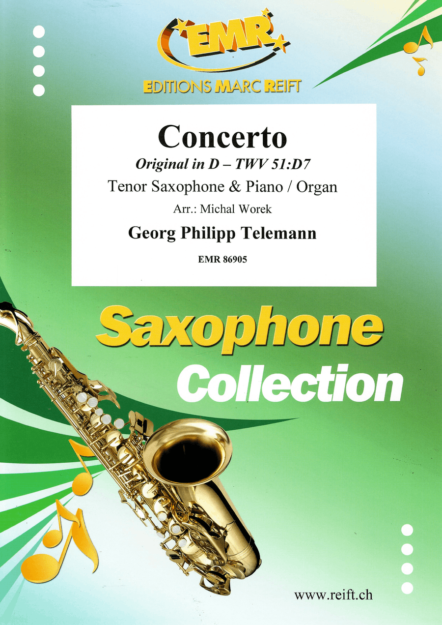 Concerto Concerto Tenor Saxophone scores gallery preview page 1