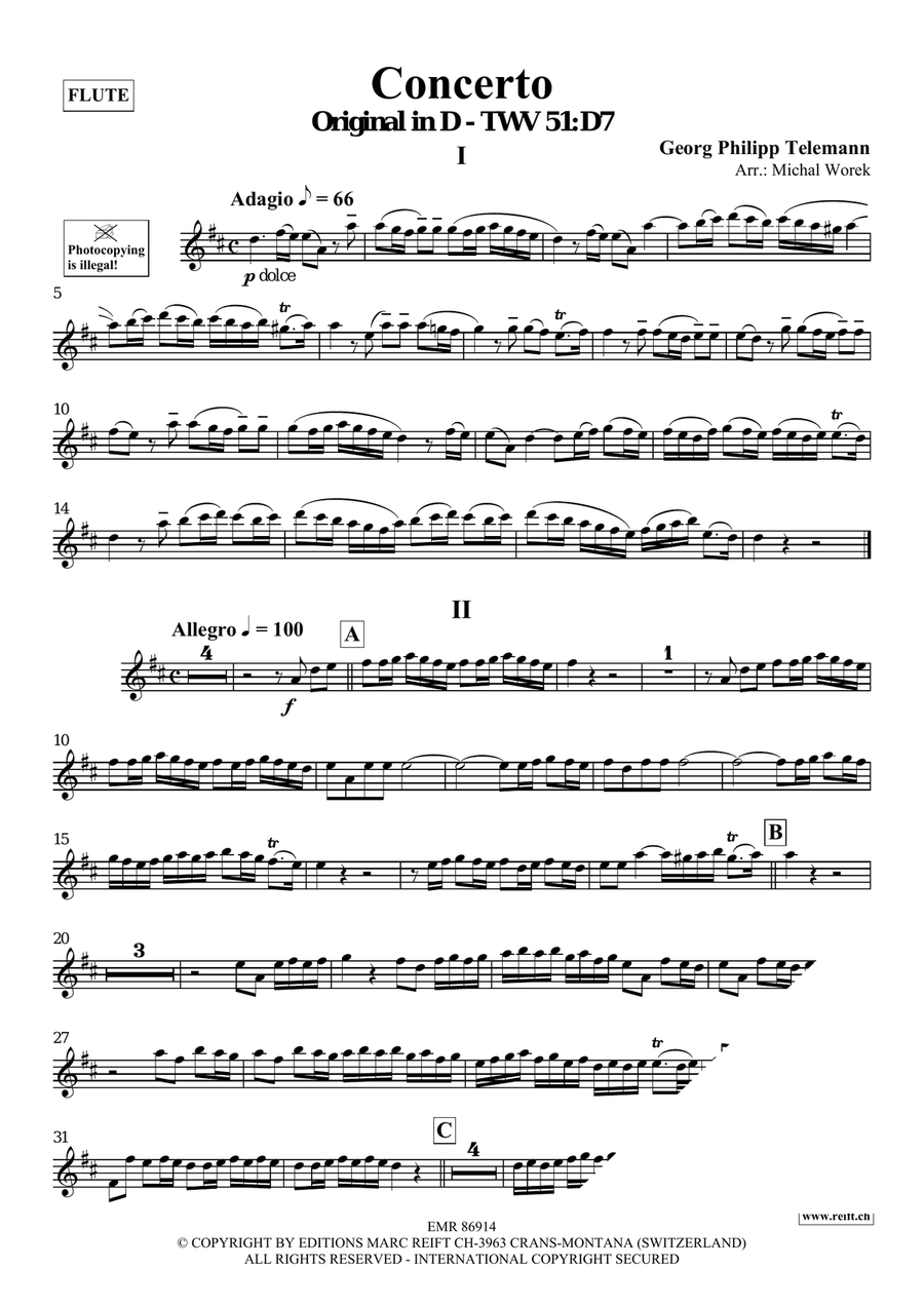 Concerto Concerto Flute Solo scores gallery preview page 3