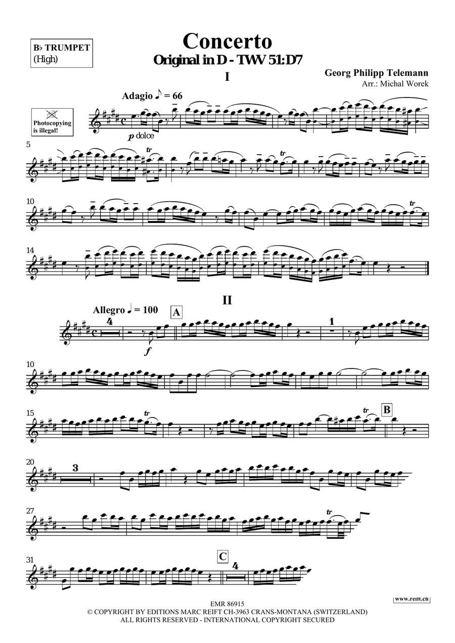 Concerto Concerto Cornet scores gallery preview page 3