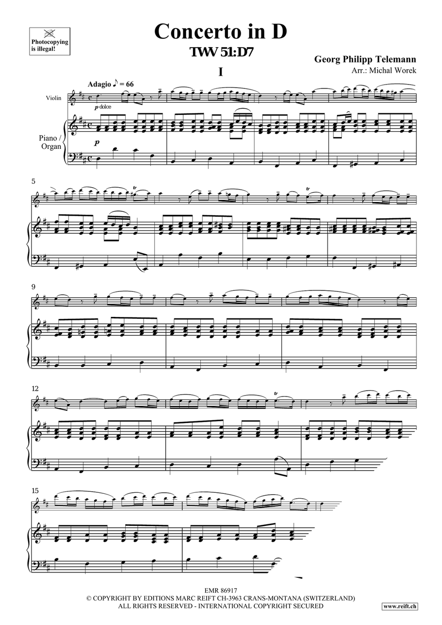 Concerto Concerto Violin Solo scores gallery preview page 4