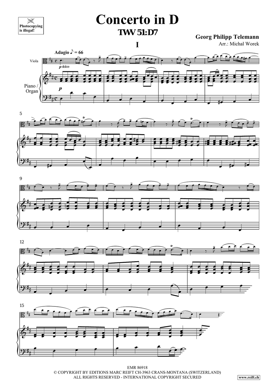 Concerto Concerto Viola scores gallery preview page 4