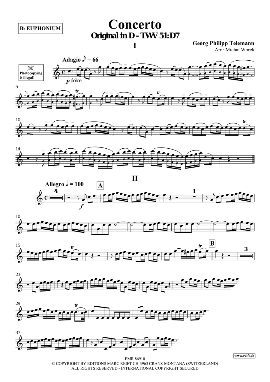 Concerto Euphonium scores gallery preview page 3