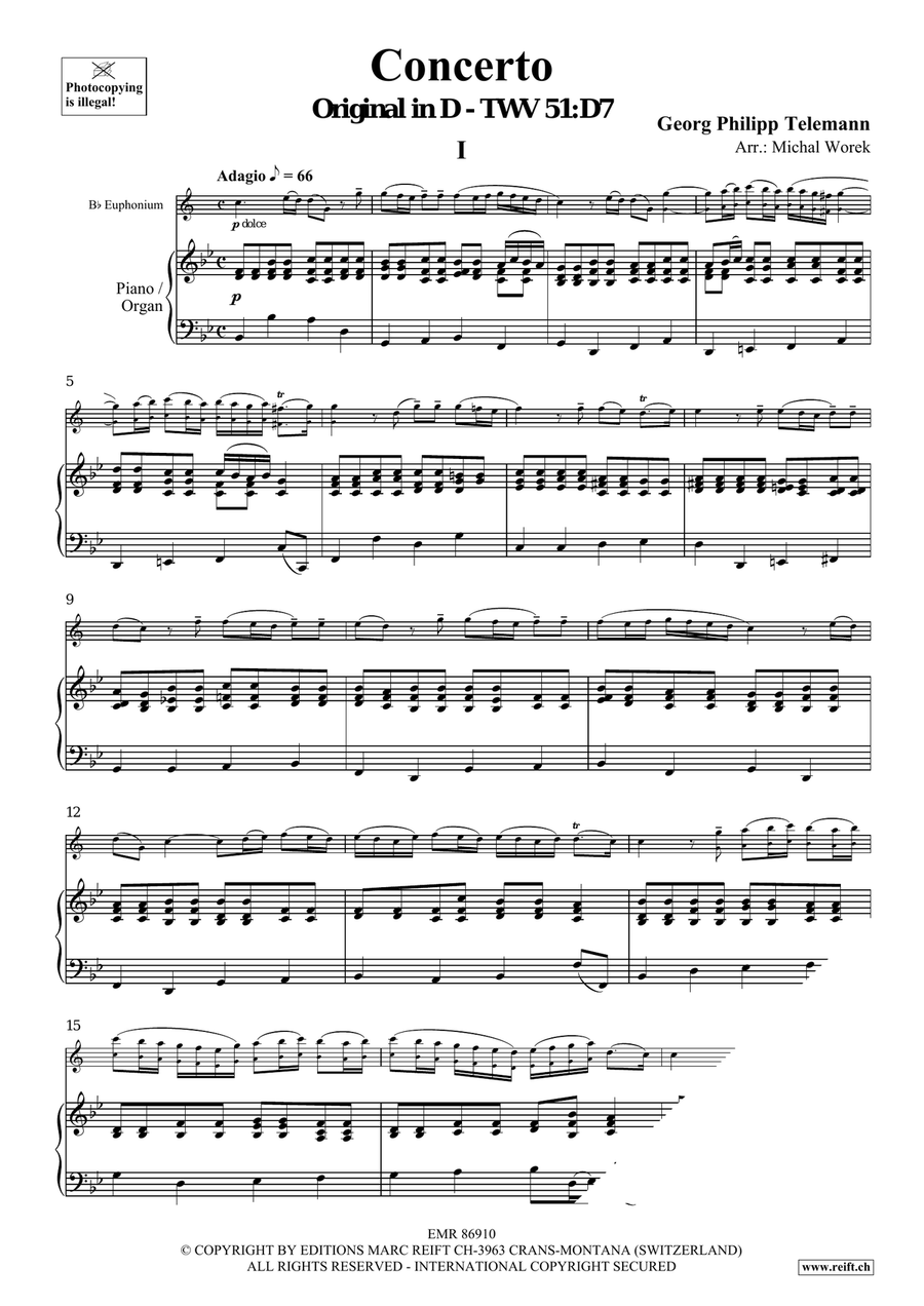 Concerto Euphonium scores gallery preview page 4