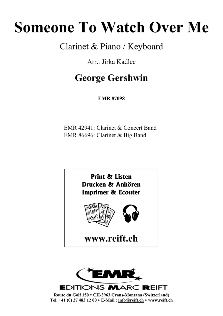 Someone To Watch Over Me Someone To Watch Over Me Clarinet Solo scores gallery preview page 2