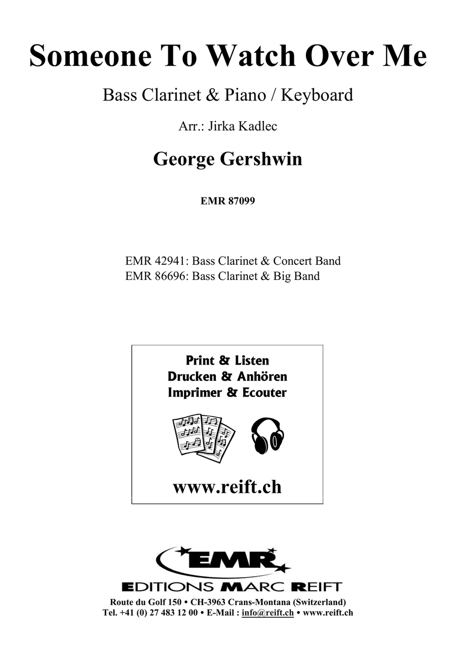 Someone To Watch Over Me Someone To Watch Over Me Bass Clarinet scores gallery preview page 2