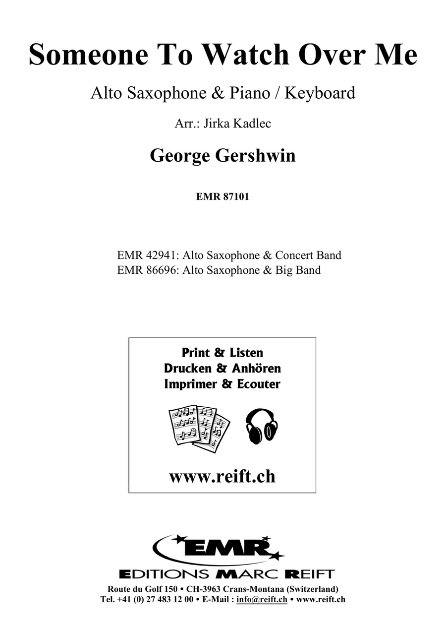 Someone To Watch Over Me Someone To Watch Over Me Alto Saxophone scores gallery preview page 2