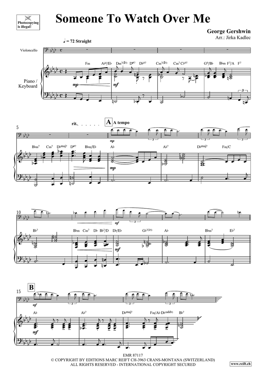 Someone To Watch Over Me Someone To Watch Over Me Piano Accompaniment scores gallery preview page 3