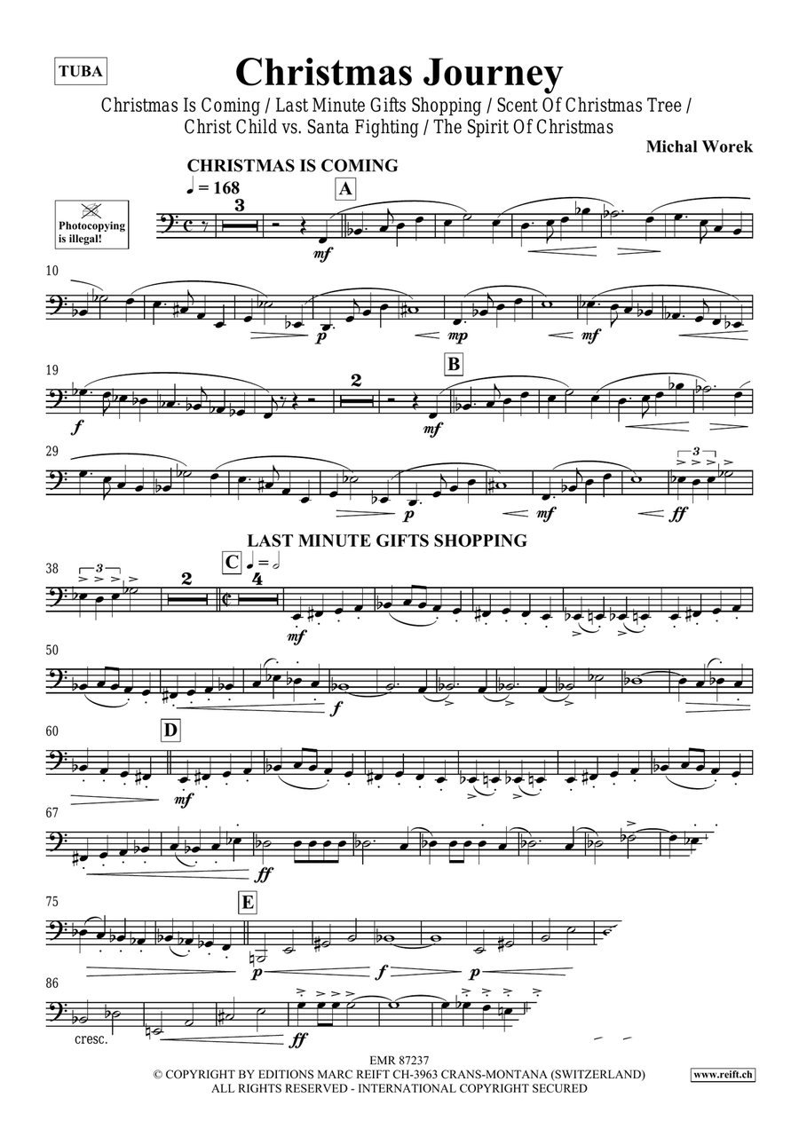 Christmas Journey Christmas Journey Tuba scores gallery preview page 4