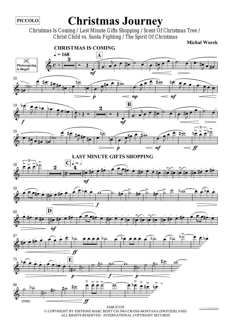 Christmas Journey Christmas Journey Piccolo scores gallery preview page 4