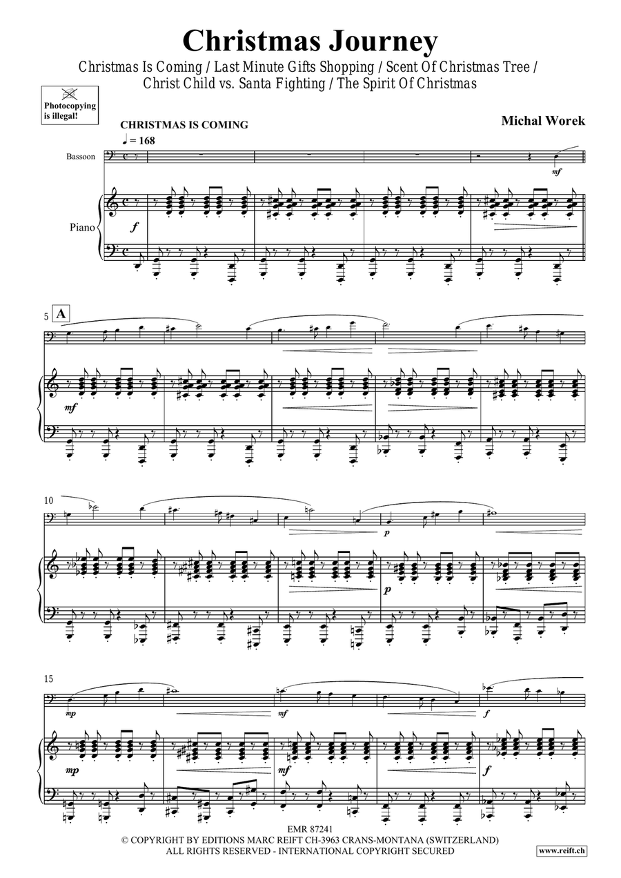 Christmas Journey Christmas Journey Bassoon Solo scores gallery preview page 5