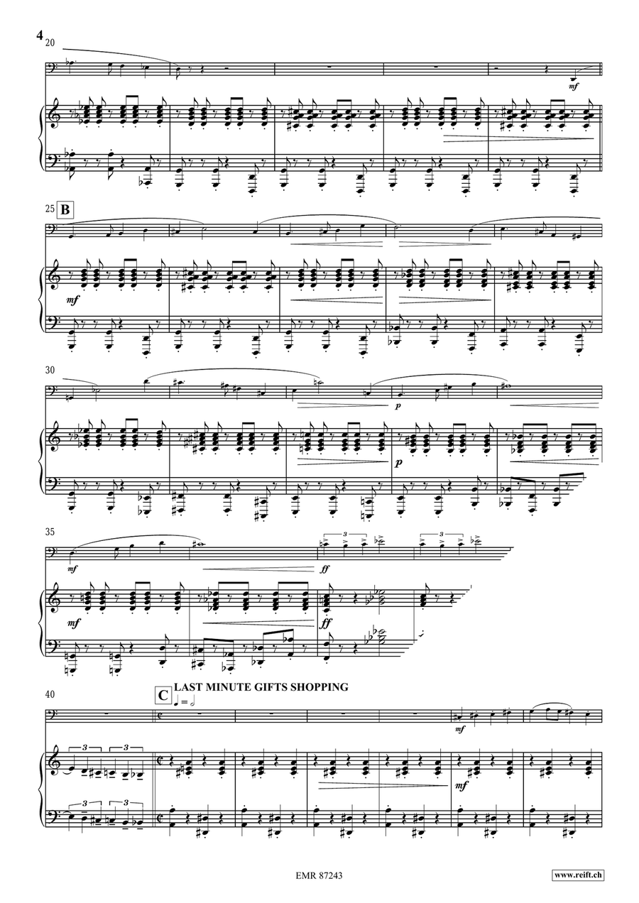 Christmas Journey Christmas Journey Double Bass scores gallery preview page 6