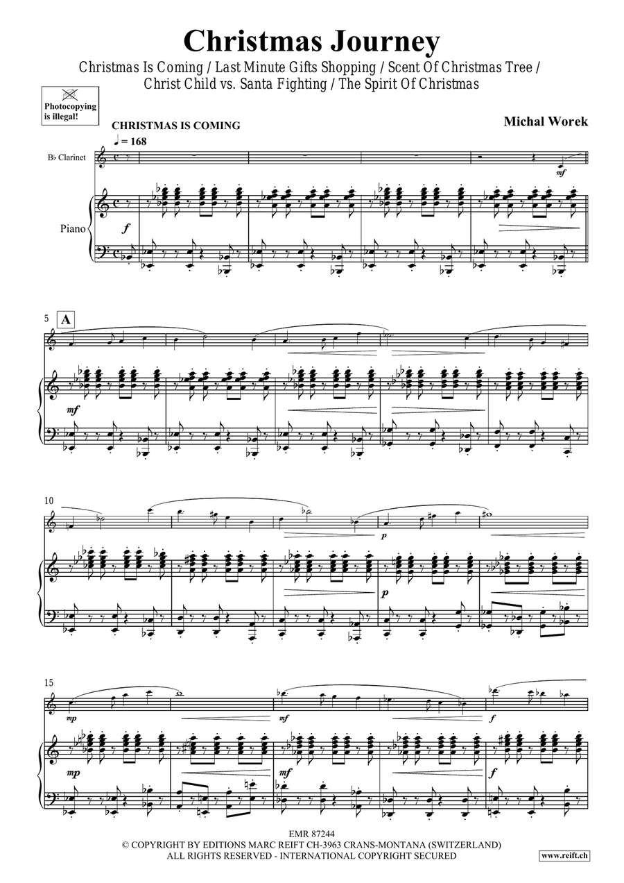 Christmas Journey Christmas Journey Clarinet Solo scores gallery preview page 5