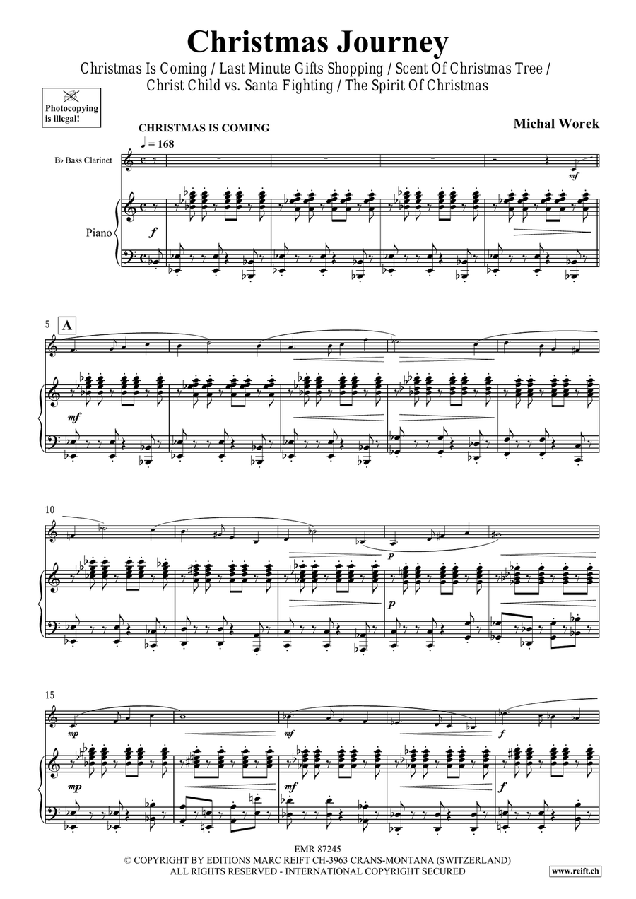 Christmas Journey Christmas Journey Bass Clarinet scores gallery preview page 5
