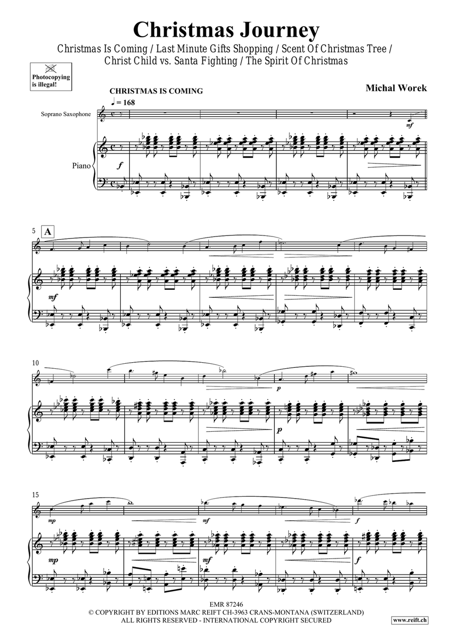 Christmas Journey Christmas Journey Soprano Saxophone scores gallery preview page 5