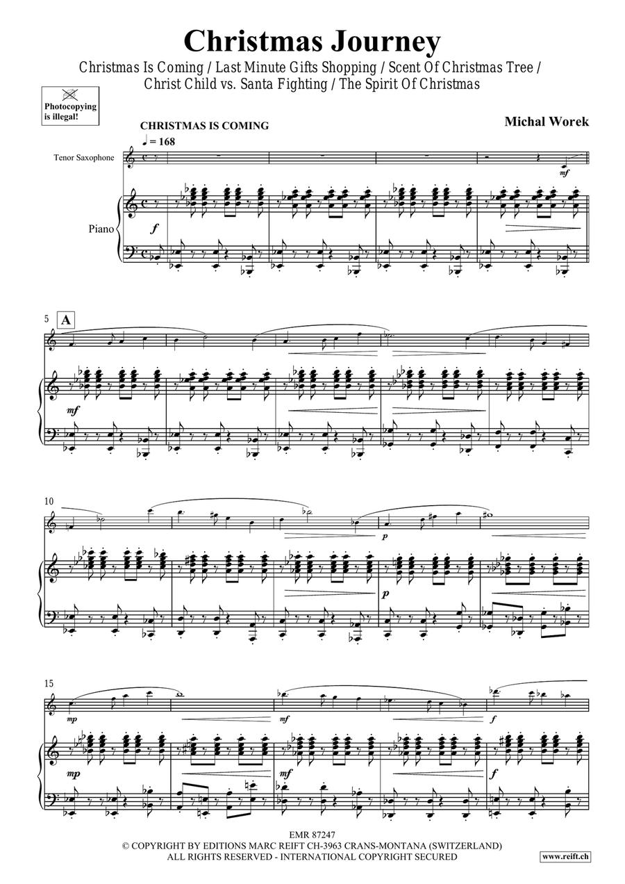 Christmas Journey Christmas Journey Tenor Saxophone scores gallery preview page 5