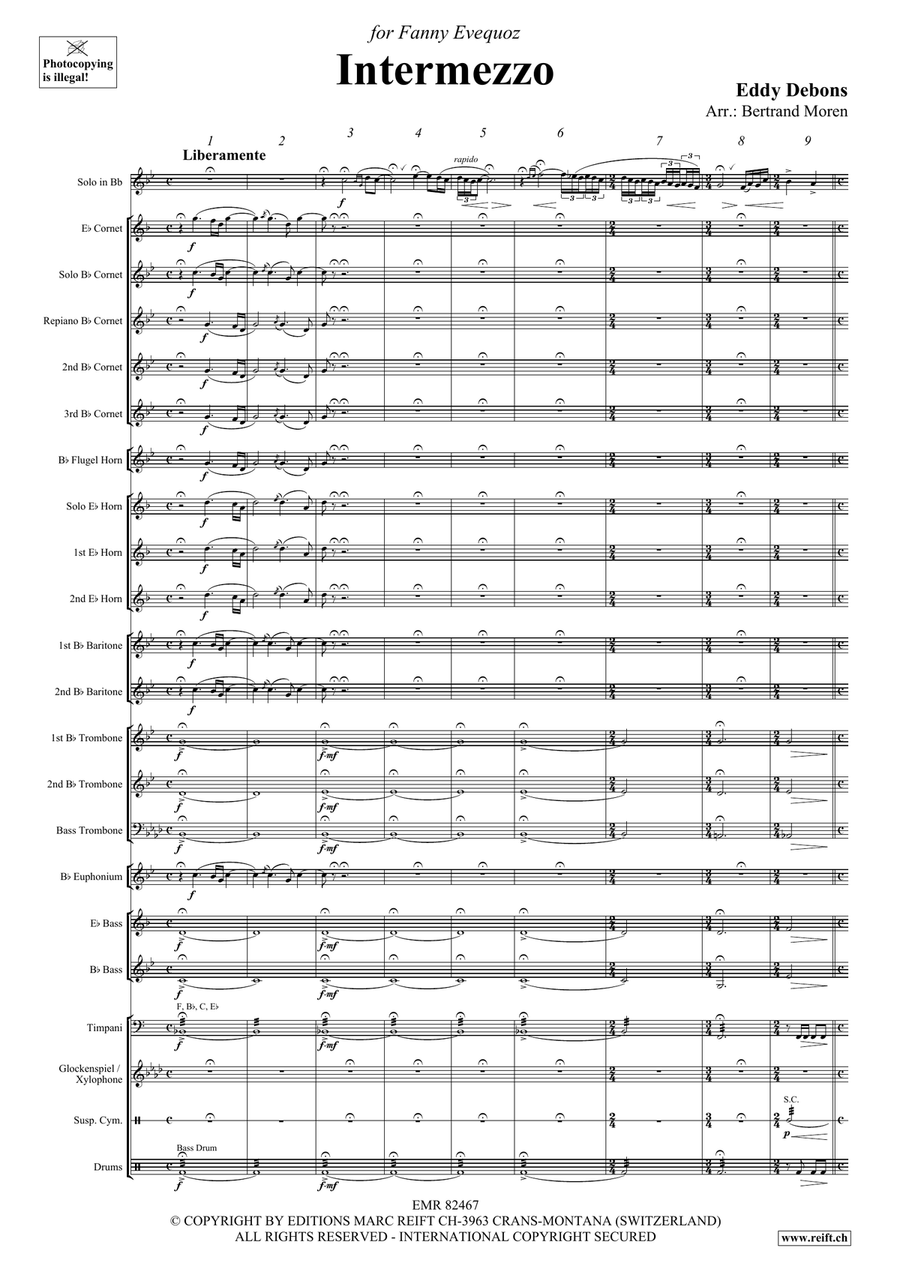 Intermezzo Intermezzo Brass Band scores gallery preview page 4