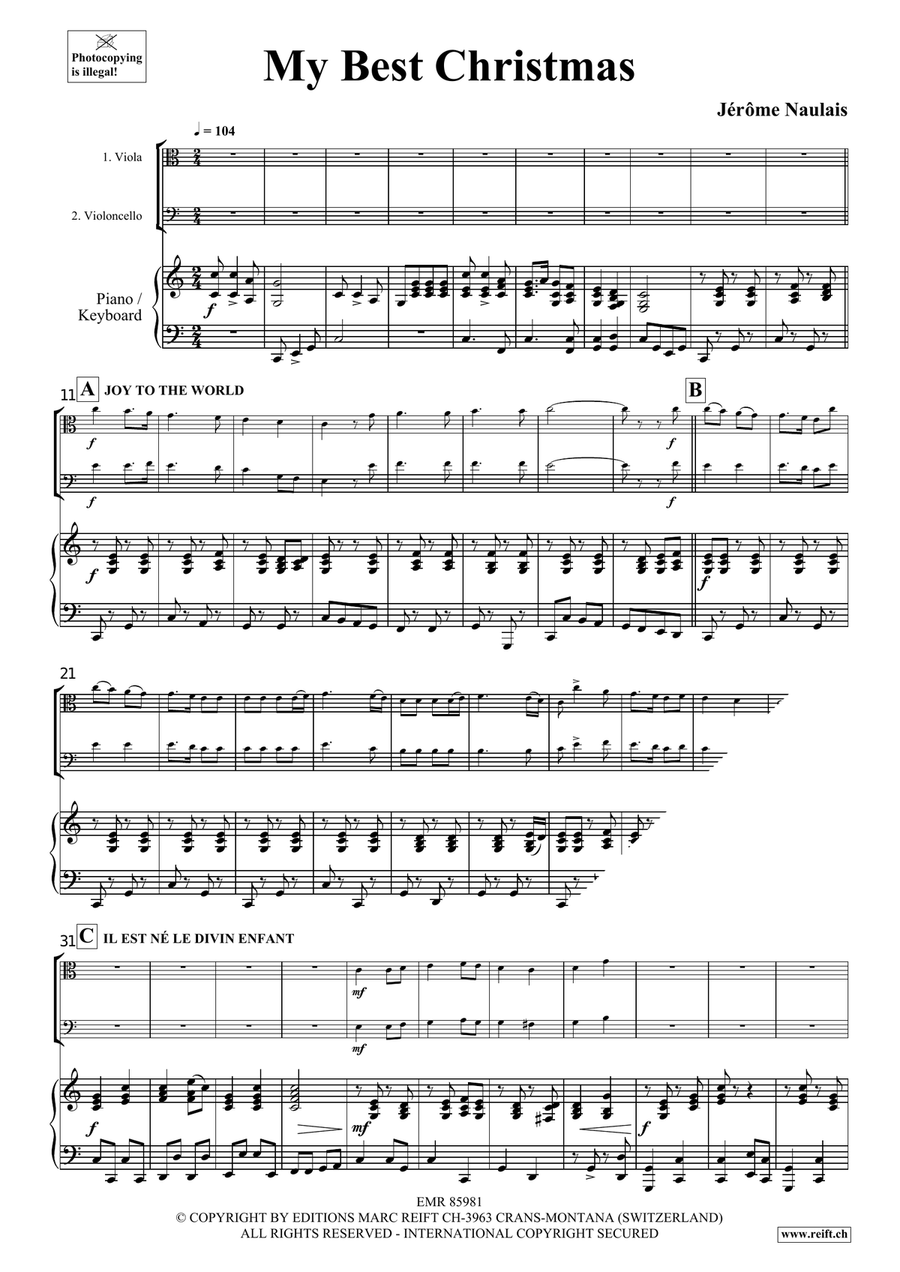 My Best Christmas My Best Christmas Cello scores gallery preview page 4