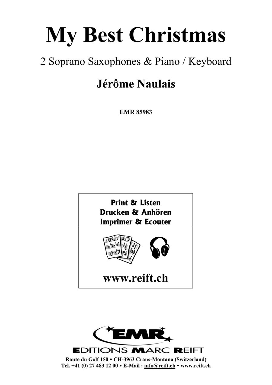 My Best Christmas My Best Christmas Soprano Saxophone scores gallery preview page 2