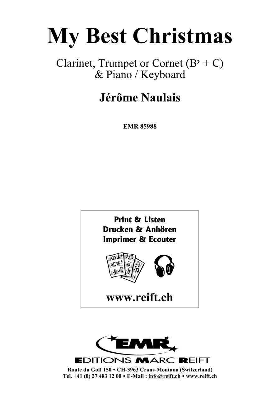 My Best Christmas My Best Christmas Clarinet scores gallery preview page 2