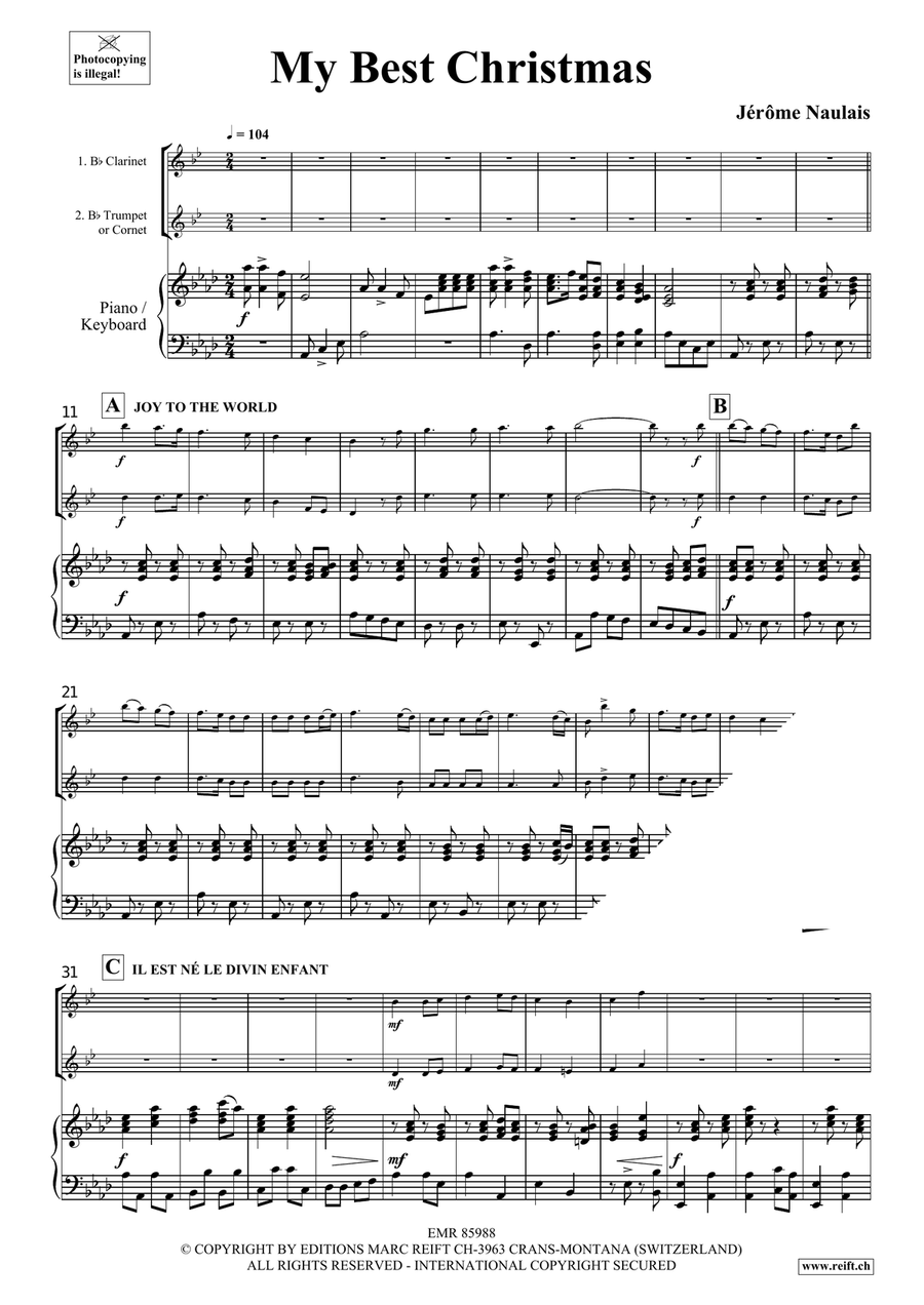 My Best Christmas My Best Christmas Clarinet scores gallery preview page 4