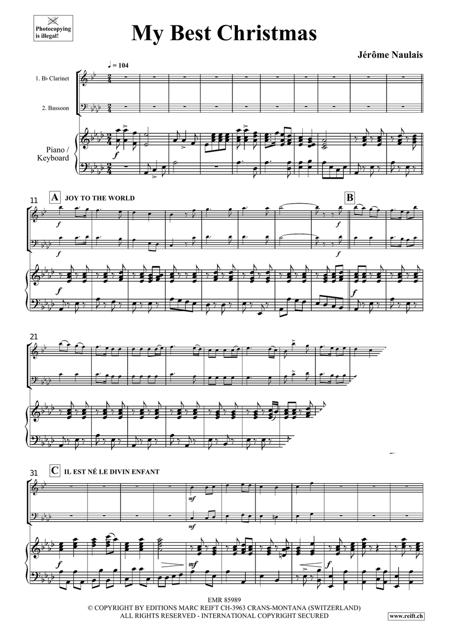 My Best Christmas My Best Christmas Bassoon scores gallery preview page 4