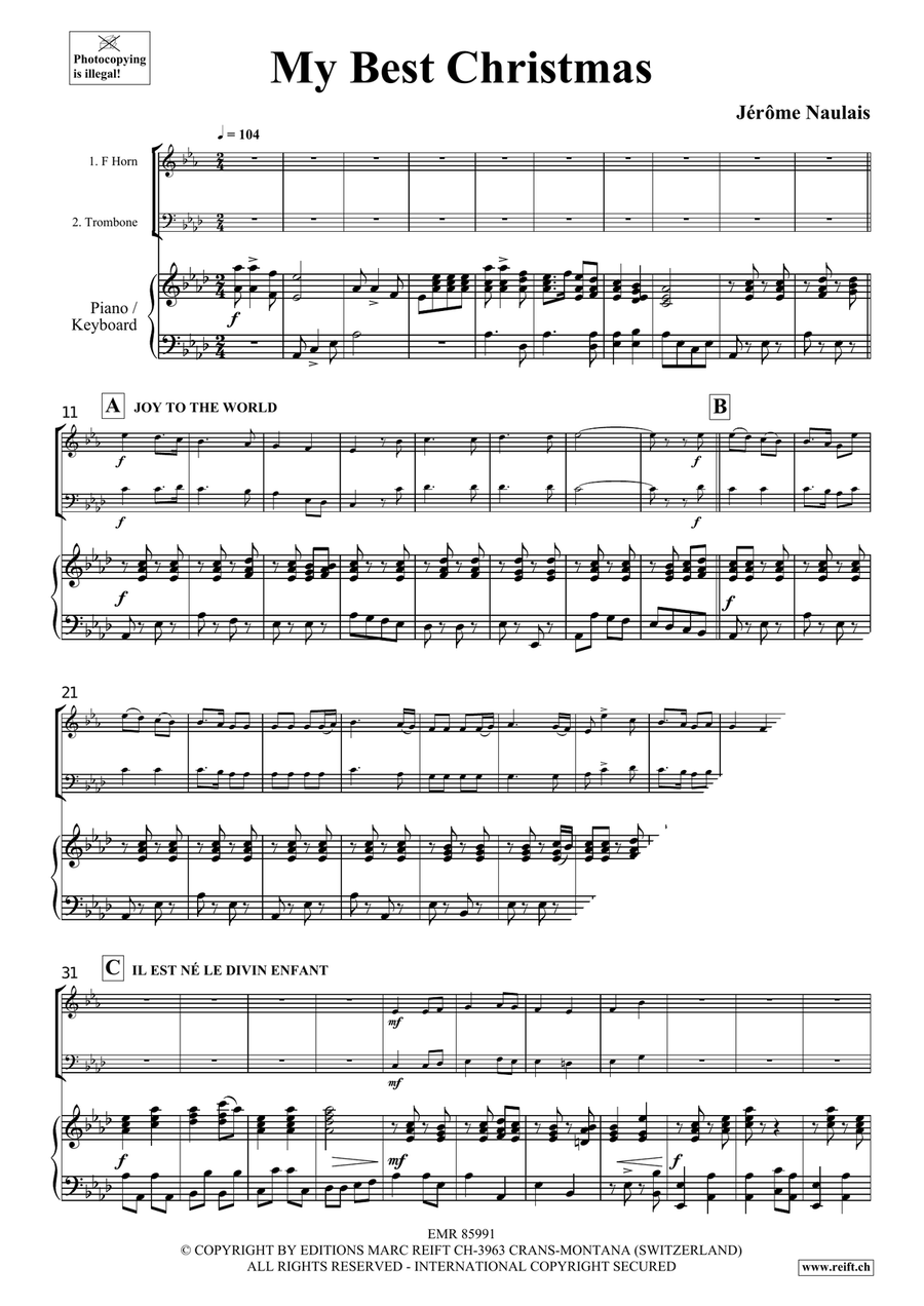 My Best Christmas My Best Christmas Horn scores gallery preview page 4