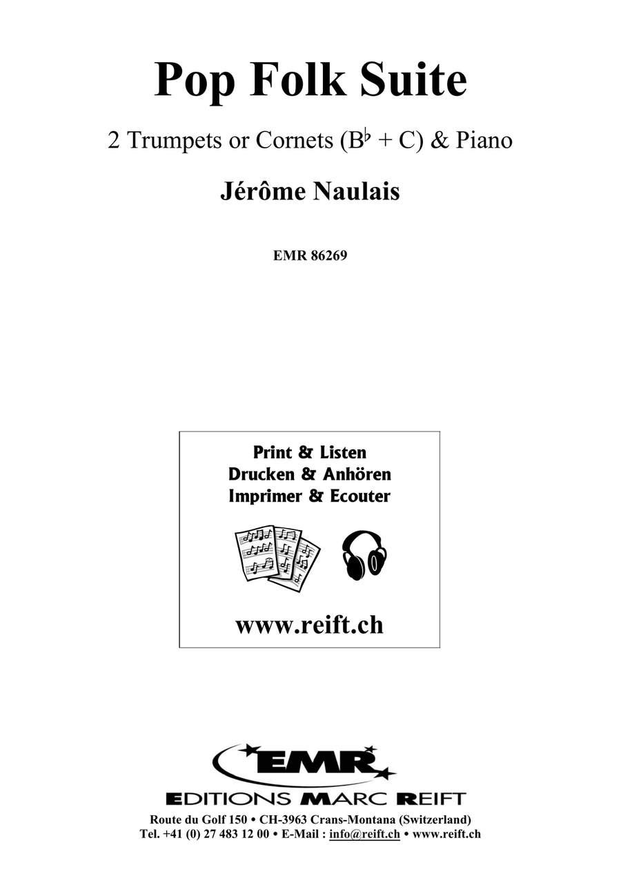 Pop Folk Suite Pop Folk Suite Trumpet Duet scores gallery preview page 2
