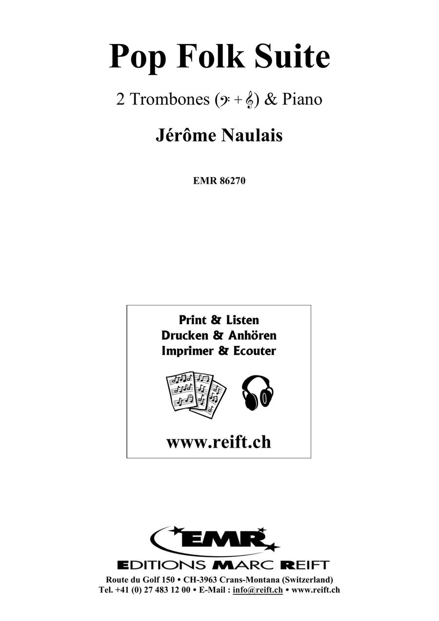 Pop Folk Suite Pop Folk Suite Trombone Duet scores gallery preview page 2