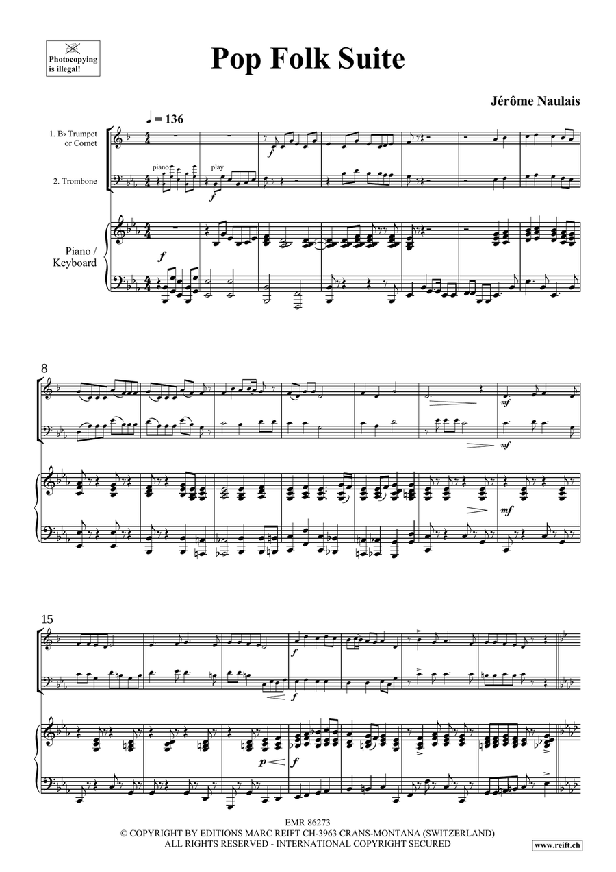 Pop Folk Suite Pop Folk Suite Cornet scores gallery preview page 4