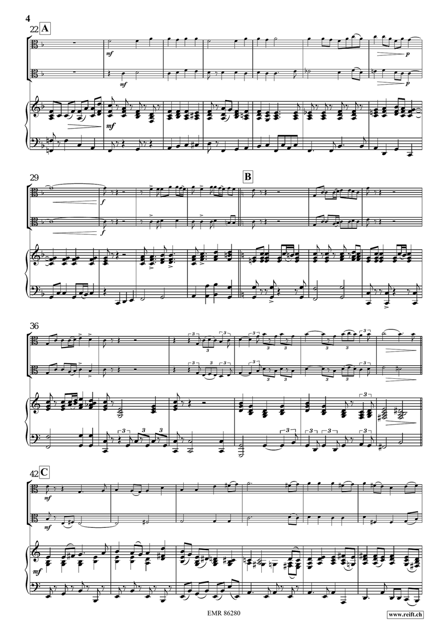 Pop Folk Suite Pop Folk Suite Viola scores gallery preview page 5