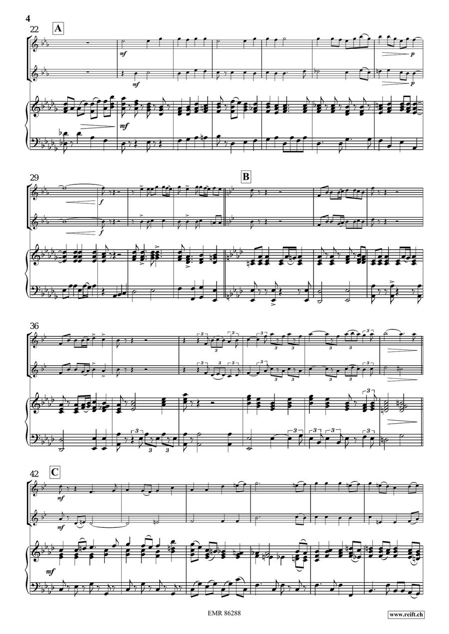 Pop Folk Suite Pop Folk Suite Tenor Saxophone scores gallery preview page 5