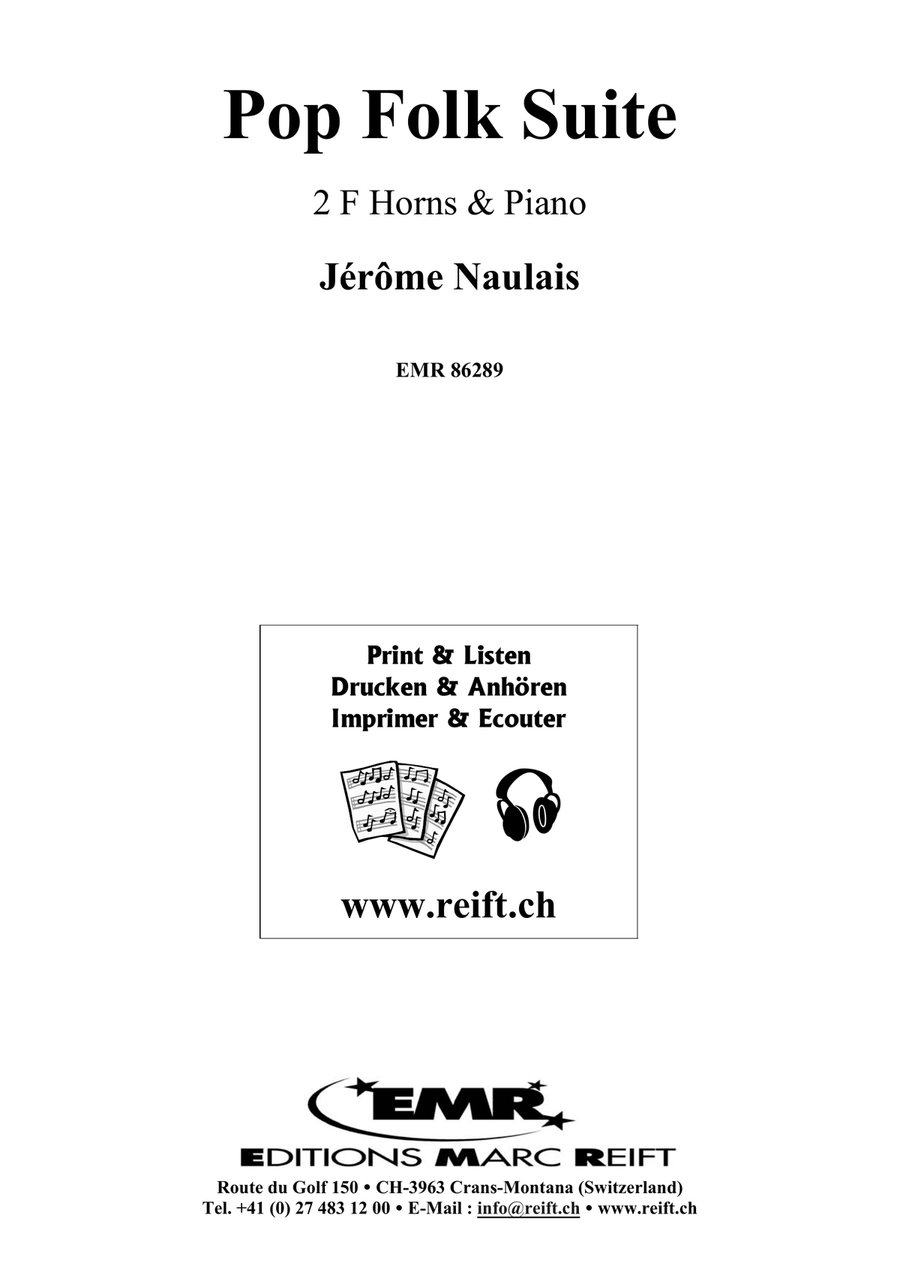 Pop Folk Suite Pop Folk Suite Horn scores gallery preview page 2
