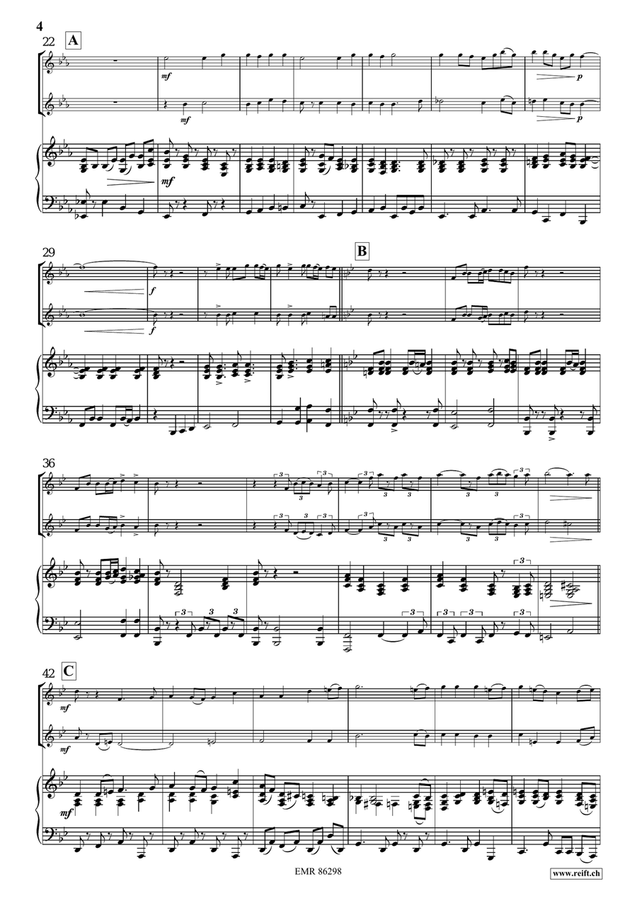 Pop Folk Suite Pop Folk Suite Piano Accompaniment scores gallery preview page 5