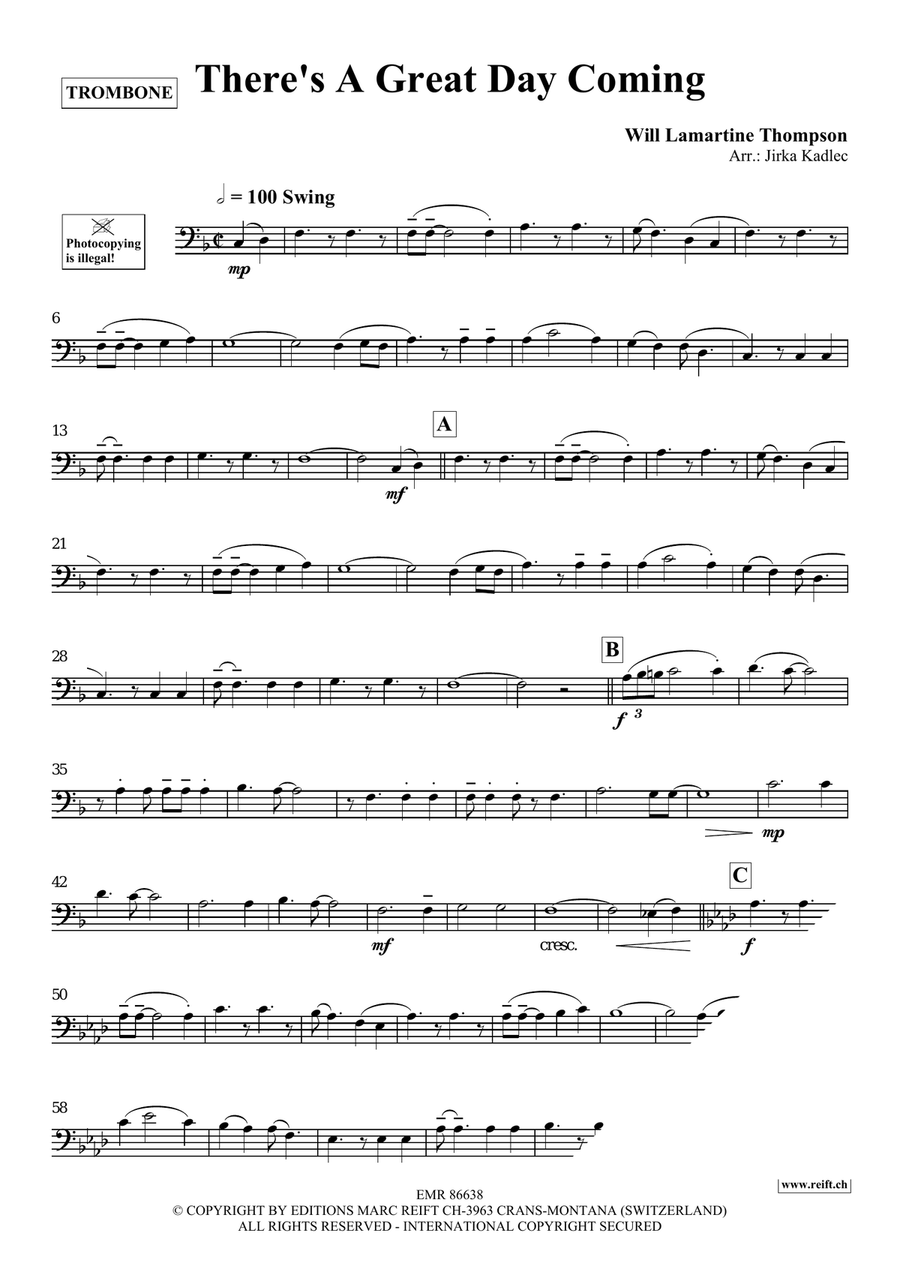 There's A Great Day Coming Piano Accompaniment scores gallery preview page 3